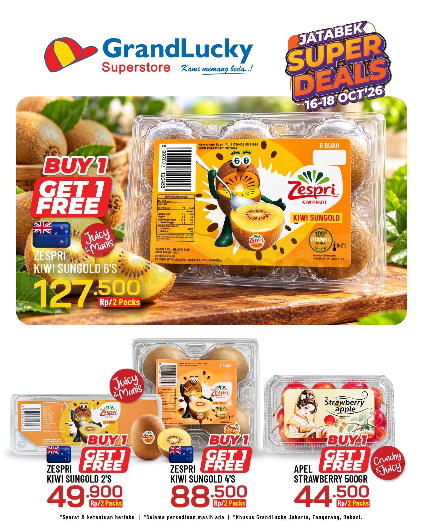 Promo GRAND LUCKY JSM 16-18 Oktober 2026