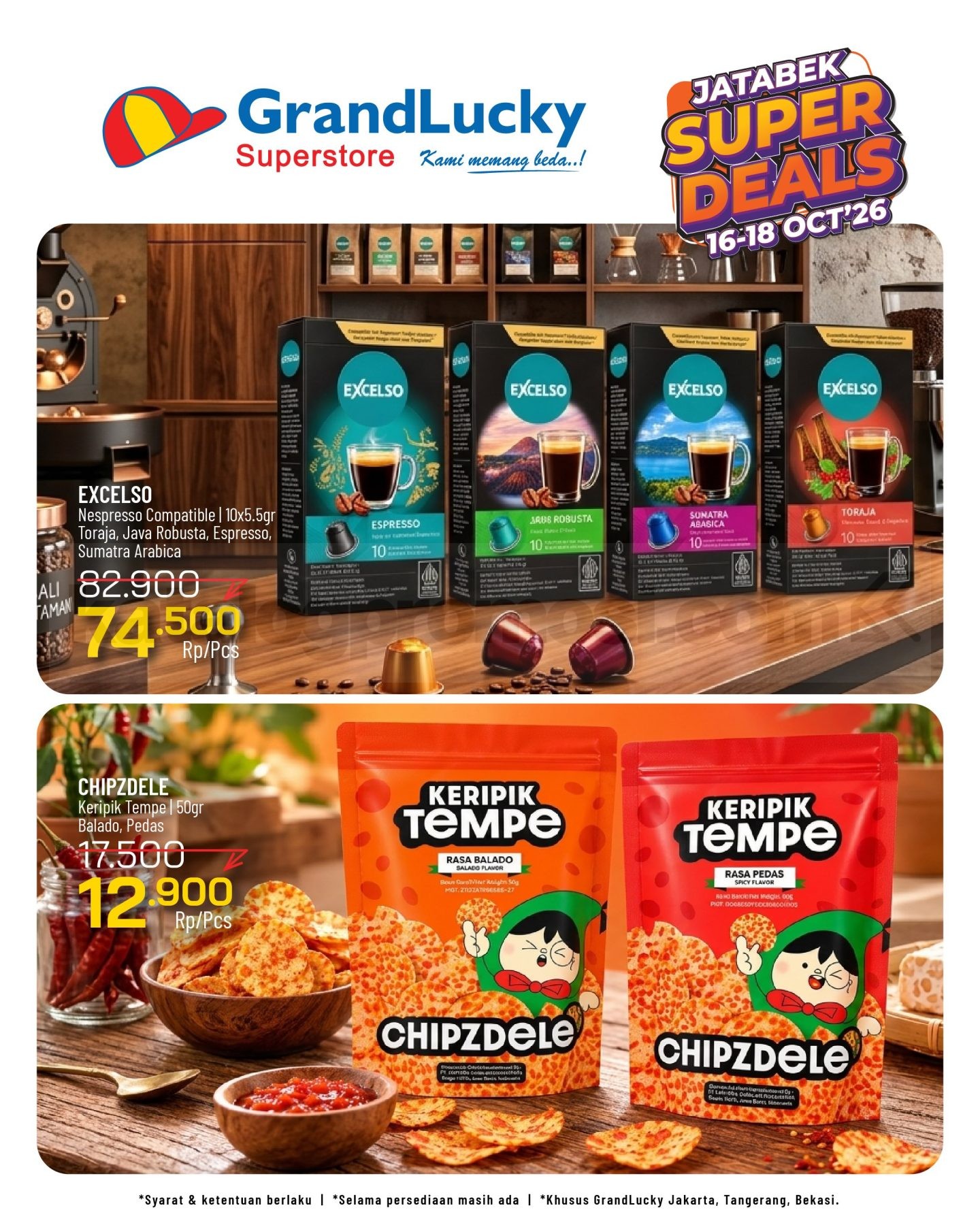Promo GRAND LUCKY JSM 16-18 Oktober 2026