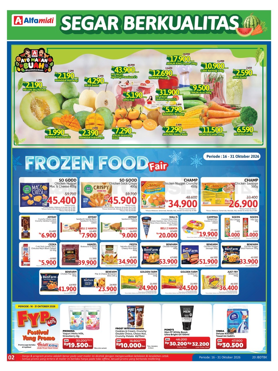KATALOG PROMO ALFAMIDI TERBARU 16-31 Oktober 2026