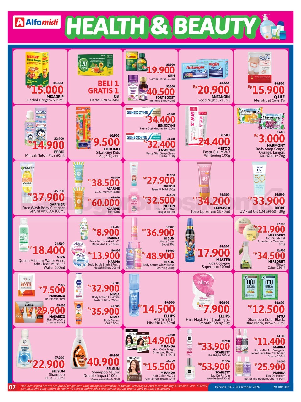 KATALOG PROMO ALFAMIDI TERBARU 16-31 Oktober 2026