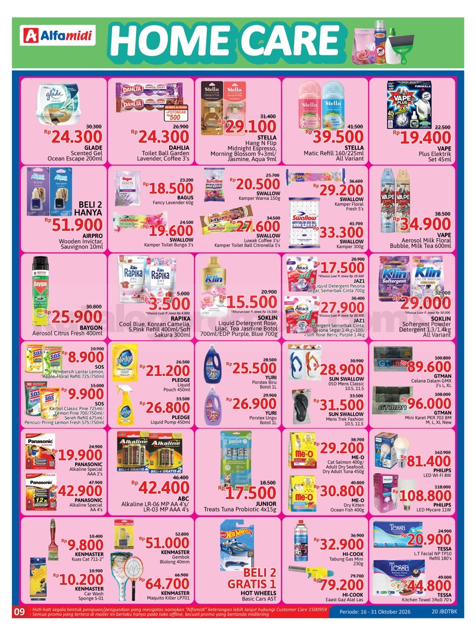 KATALOG PROMO ALFAMIDI TERBARU 16-31 Oktober 2026