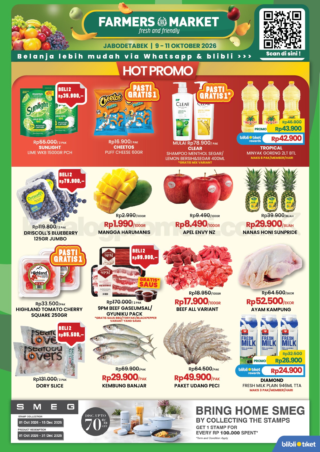 Promo JSM Farmers Market Weekend 09-11 Oktober 2026 Promo JSM Farmers Market Weekend 09-11 Oktober 2026