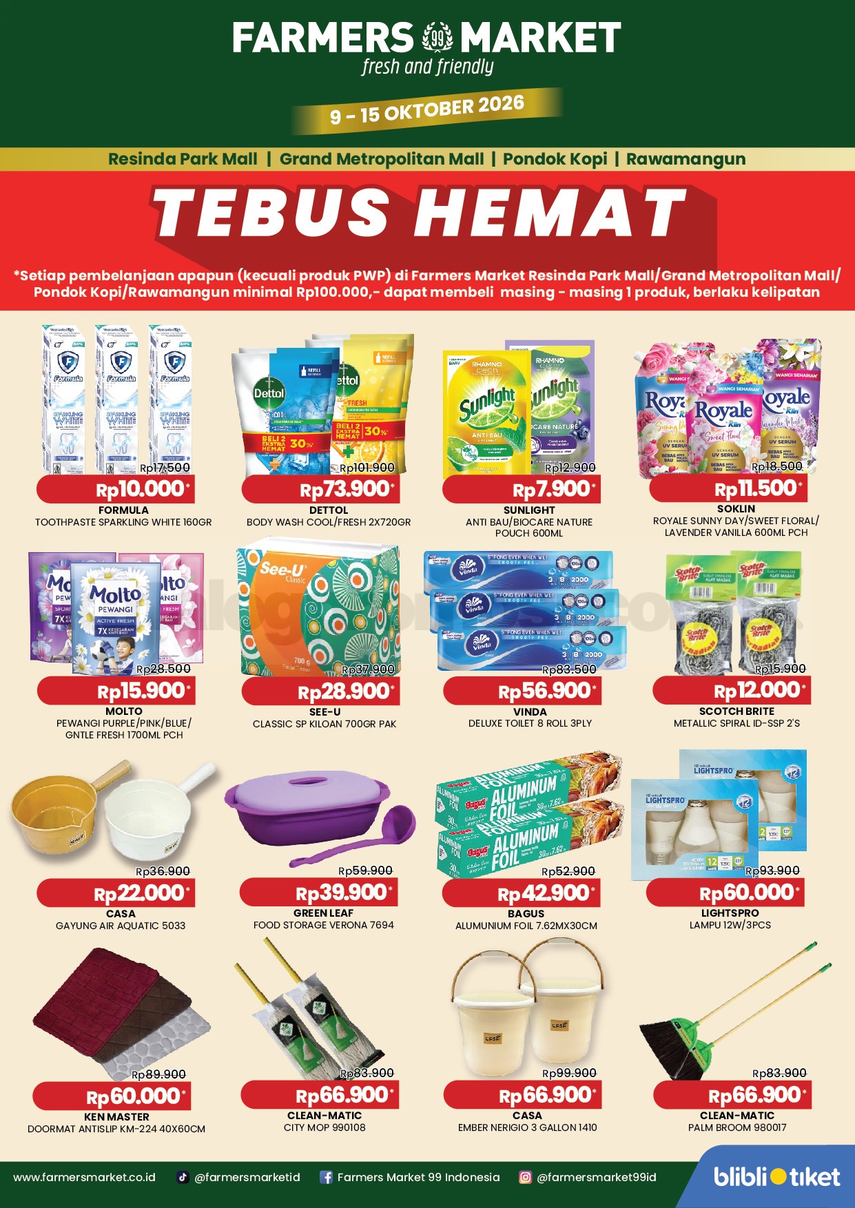 Promo JSM Farmers Market Weekend 09-11 Oktober 2026 Promo JSM Farmers Market Weekend 09-11 Oktober 2026 1