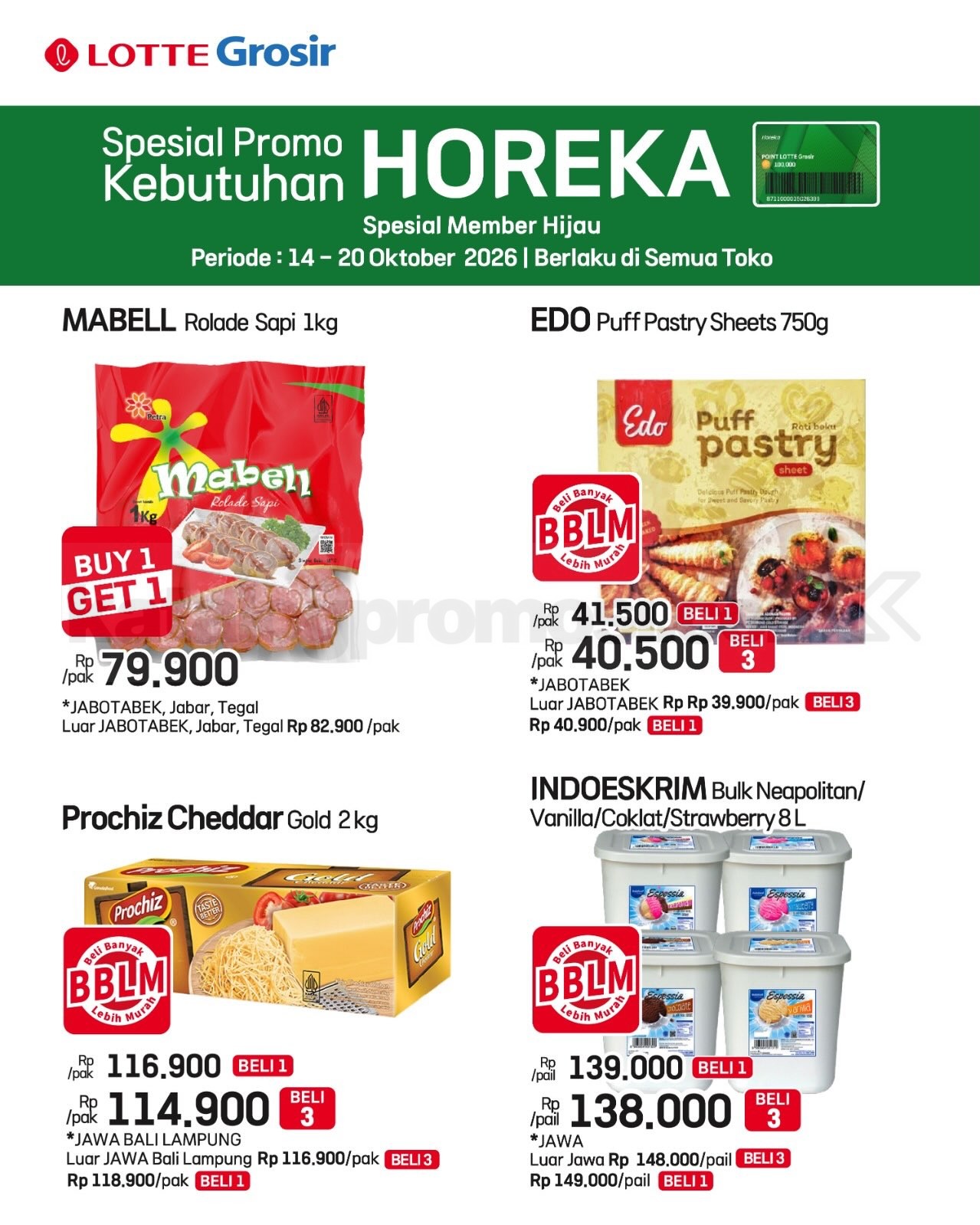 Katalog Promo LOTTE GROSIR 13-20 Oktober 2026