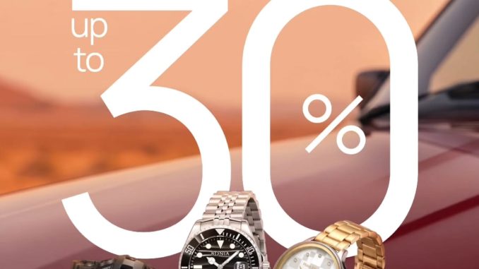 Promo Mahkota Watch Diskon hingga 30% untuk pilihan brand jam tangan Oktober 2026