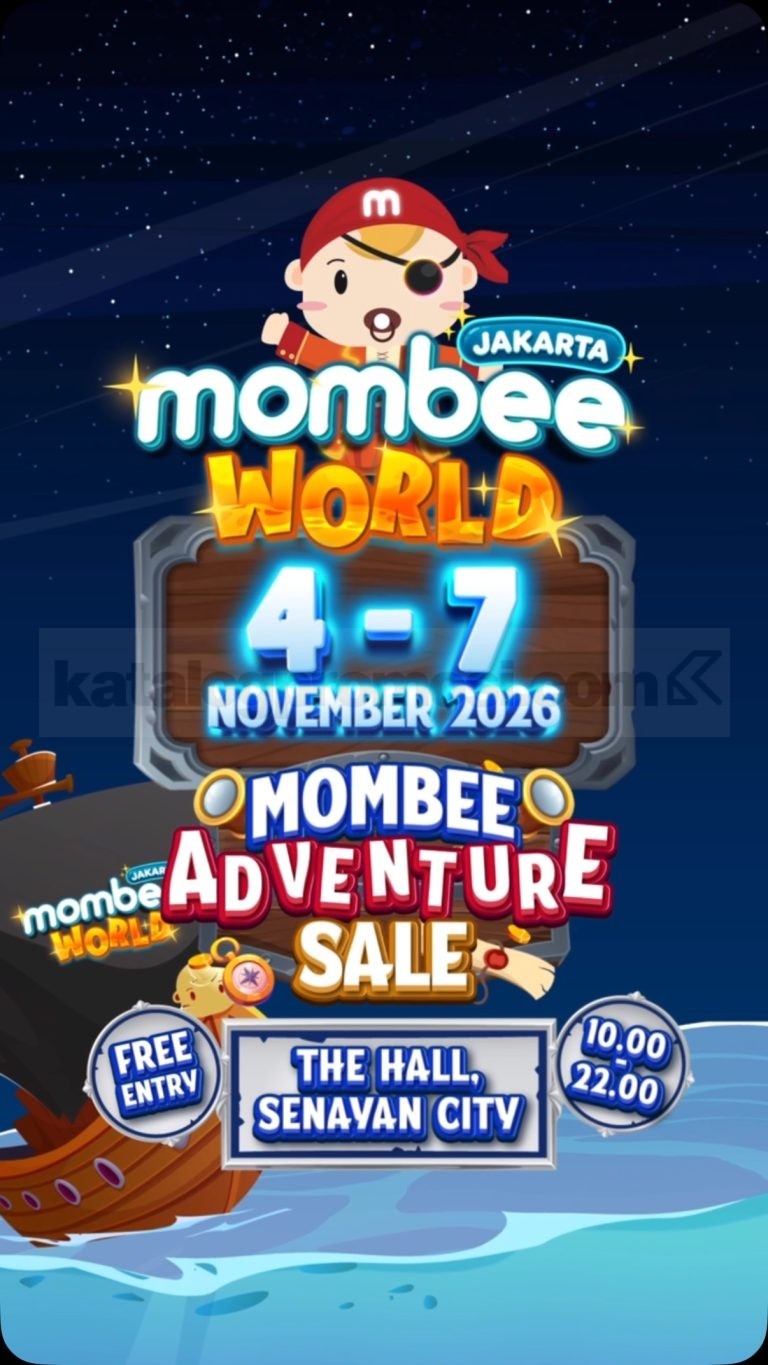 Mombee World Jakarta 2026 di Senayan City, Gratis Masuk!
