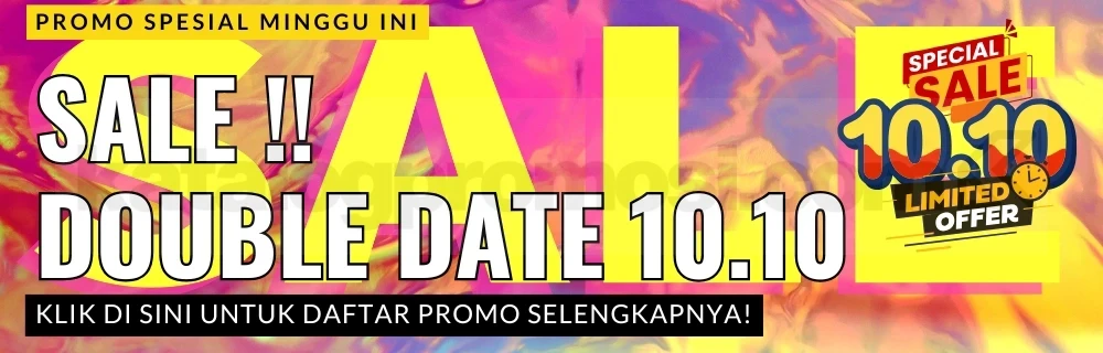 Promo 10.10 Double Date Sale 2026 diskon besar dan cashback