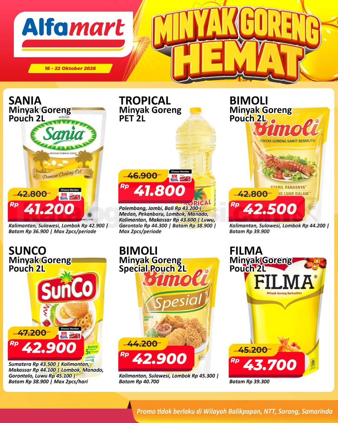 PROMO ALFAMART MINYAK GORENG MURAH 16-22 Oktober 2026