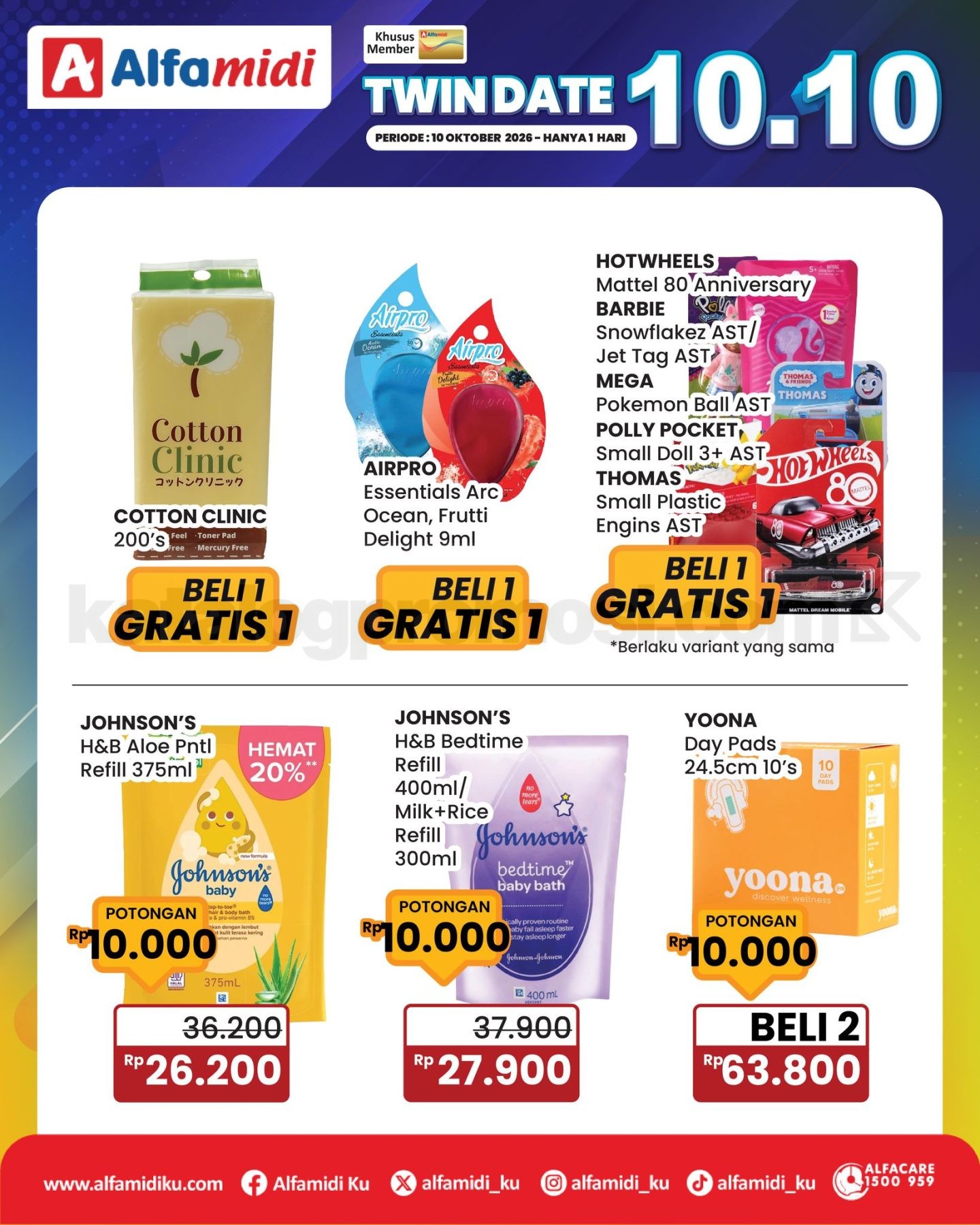 Promo Alfamidi 10.10 Twindate Beli 1 Gratis 1 Promo Alfamidi 10.10 Twindate Beli 1 Gratis 1 3
