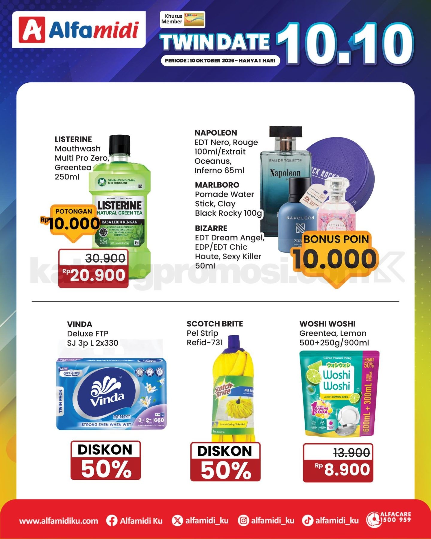 Promo Alfamidi 10.10 Twindate Beli 1 Gratis 1 Promo Alfamidi 10.10 Twindate Beli 1 Gratis 1 5