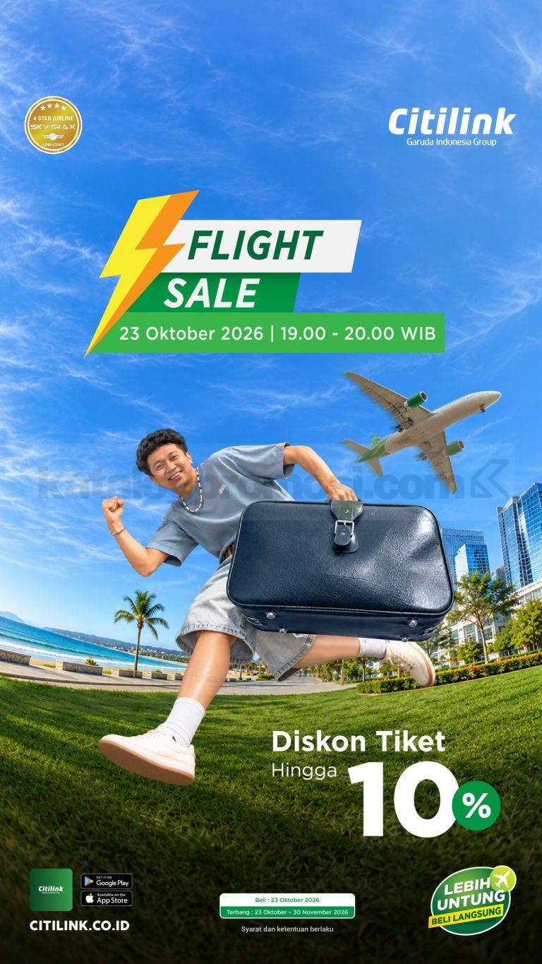 Promo Citilink Flight Sale Diskon Tiket Pesawat hingga 10%