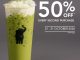 Promo Dum Dum Express Opening Agora Mall diskon 50% untuk pembelian kedua Thai Drinks pada 21–31 Oktober 2026.