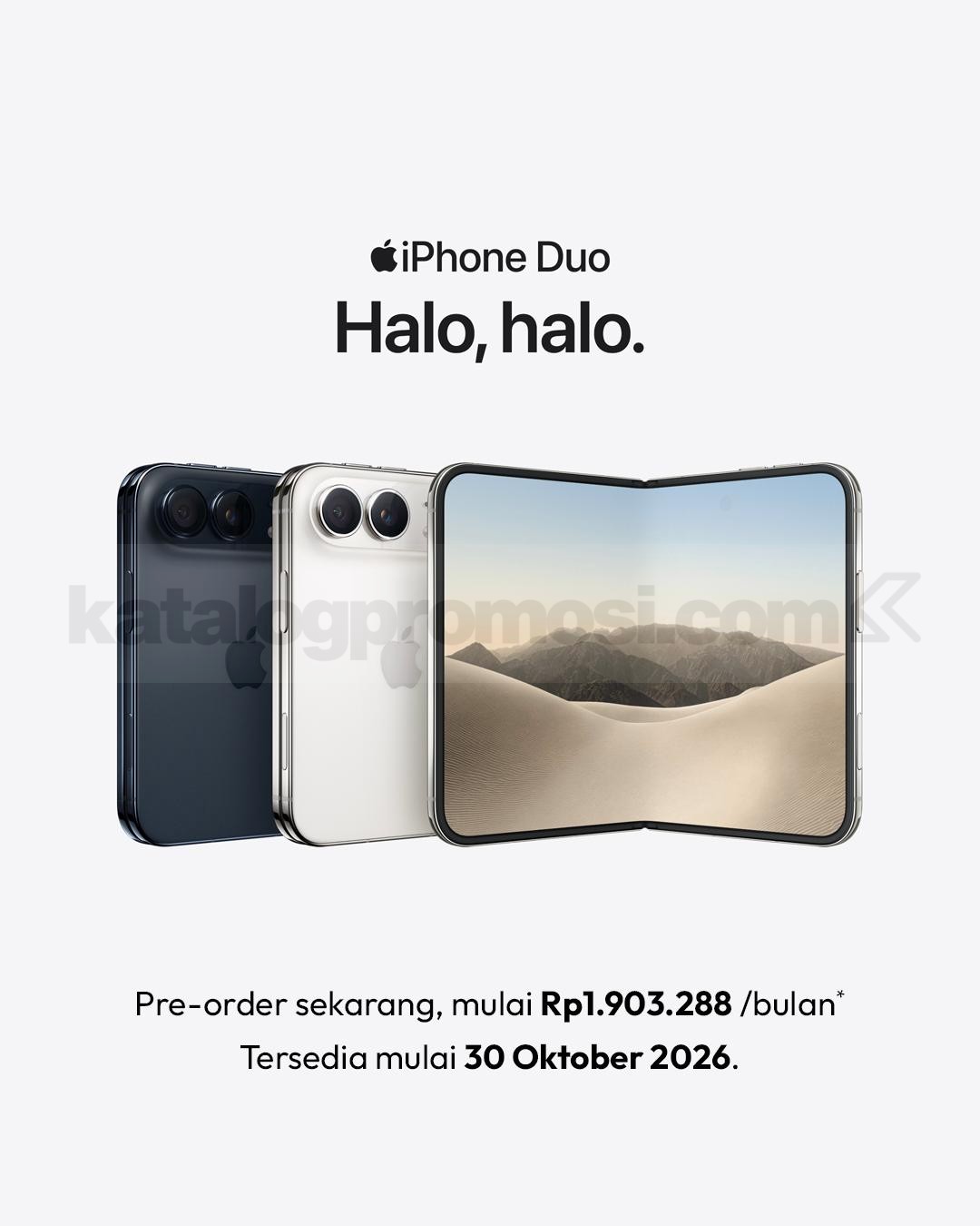 Promo Erafone Pre Order iPhone Duo Cicilan 0% hingga 24 Bulan Promo Erafone Pre Order iPhone Duo dengan cicilan 0% hingga 24 bulan, diskon TecProtec 20%, dan bonus poin MyEraspace.