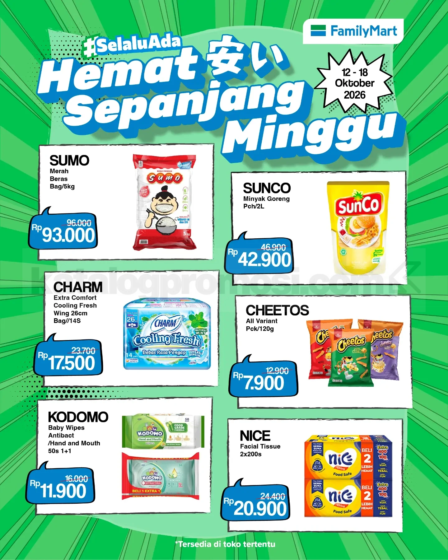 PROMO FAMILYMART HEMAT BANGET MINGGUAN 12-18 Oktober 2026