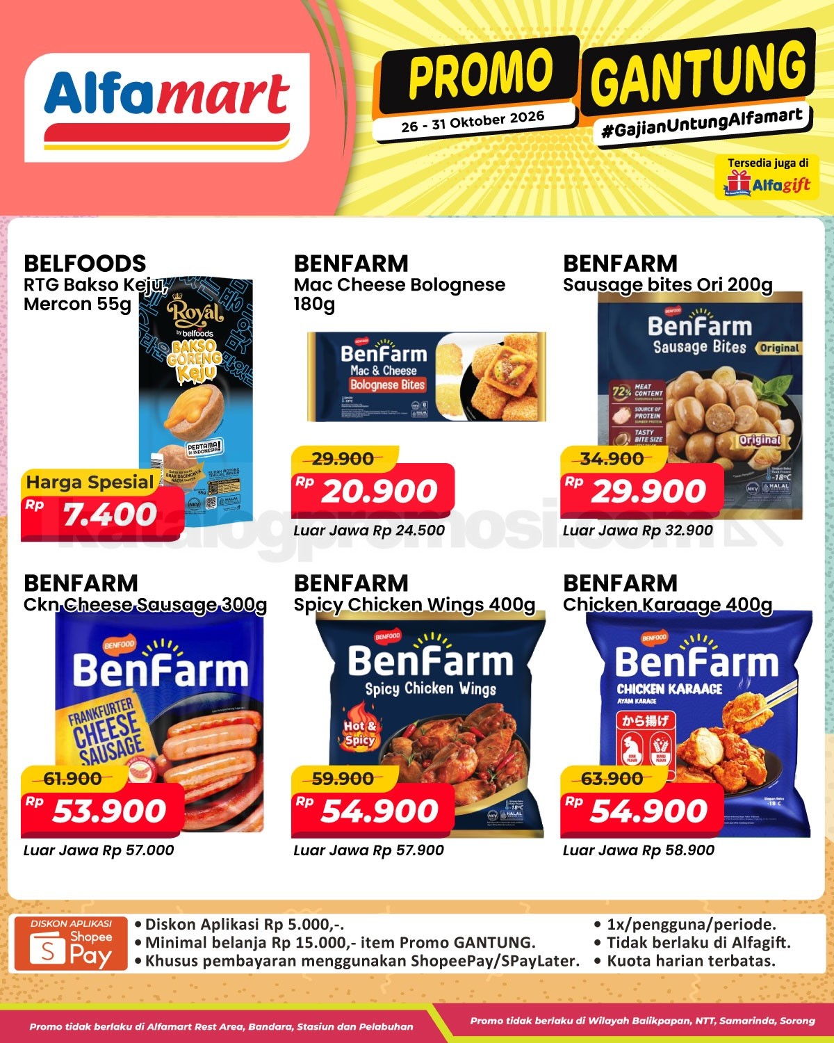Promo Gantung Alfamart Gajian Untung 26–31 Oktober 2026 Promo Gantung Alfamart Gajian Untung 26–31 Oktober 2026 5