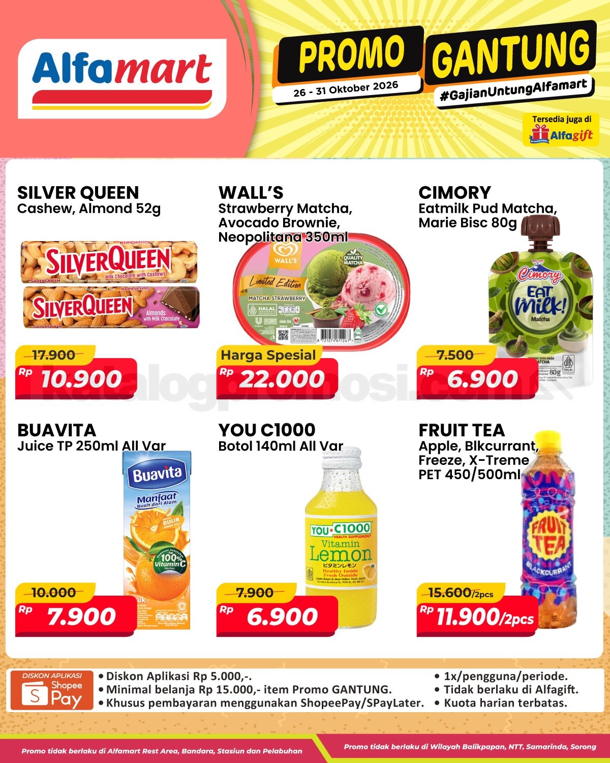 Promo Gantung Alfamart Gajian Untung 26–31 Oktober 2026 Promo Gantung Alfamart Gajian Untung 26–31 Oktober 2026 10