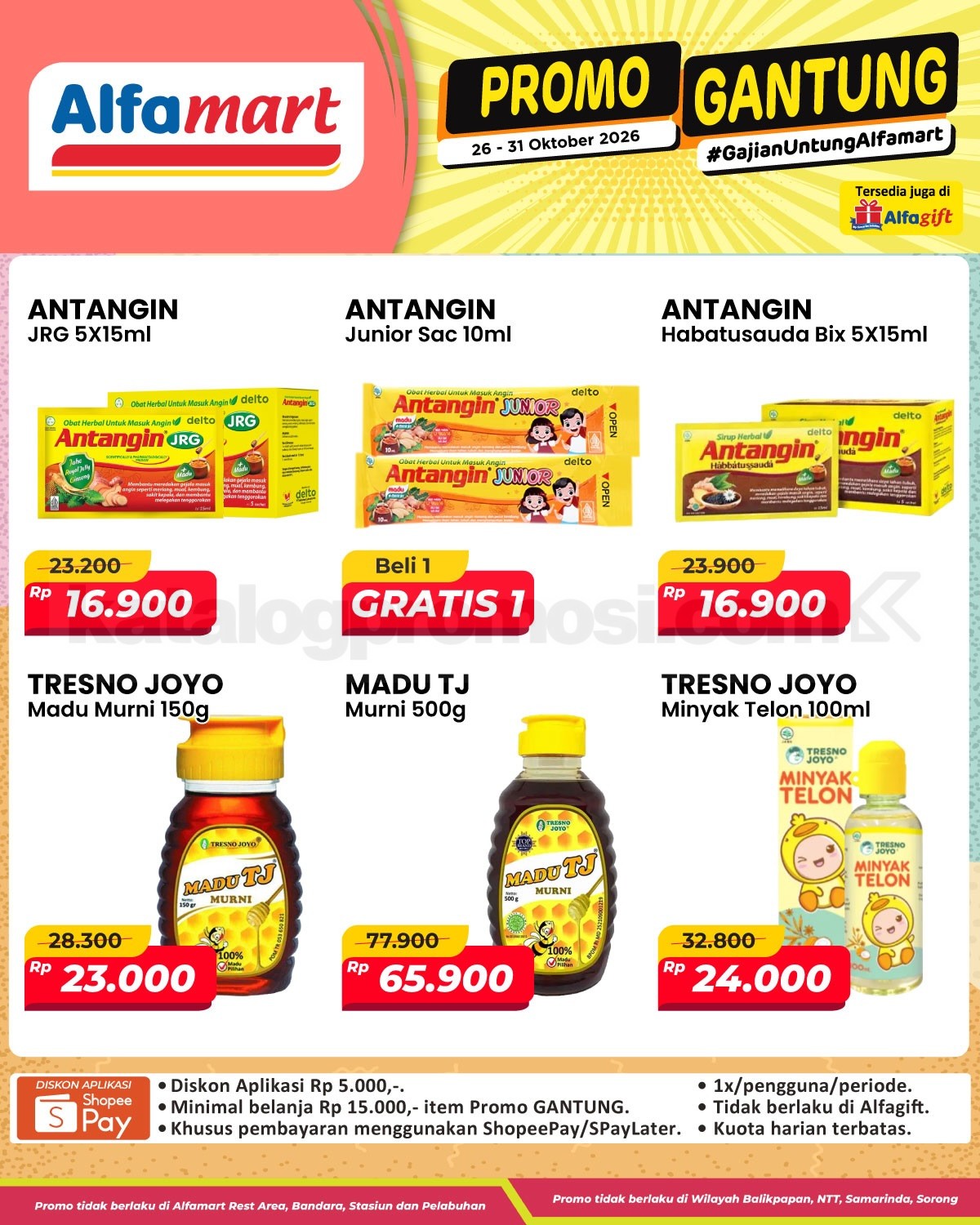 Promo Gantung Alfamart Gajian Untung 26–31 Oktober 2026 Promo Gantung Alfamart Gajian Untung 26–31 Oktober 2026 24
