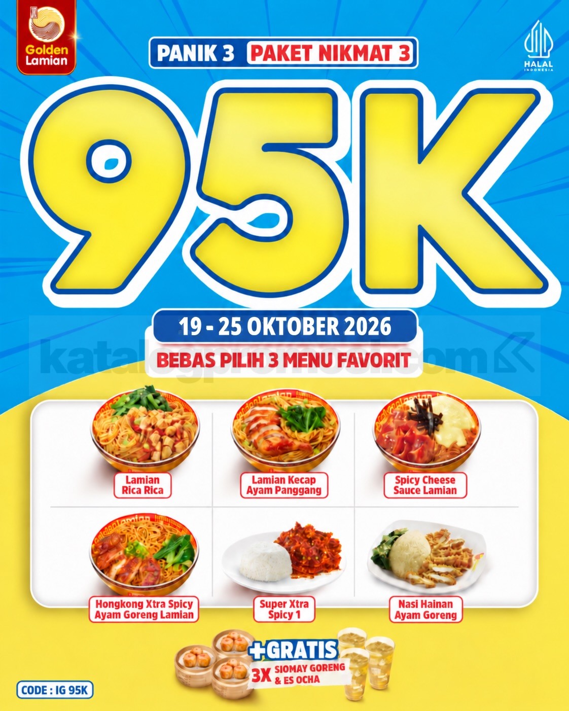 Promo Golden Lamian PANIK Paket Nikmat Mulai Rp35.000