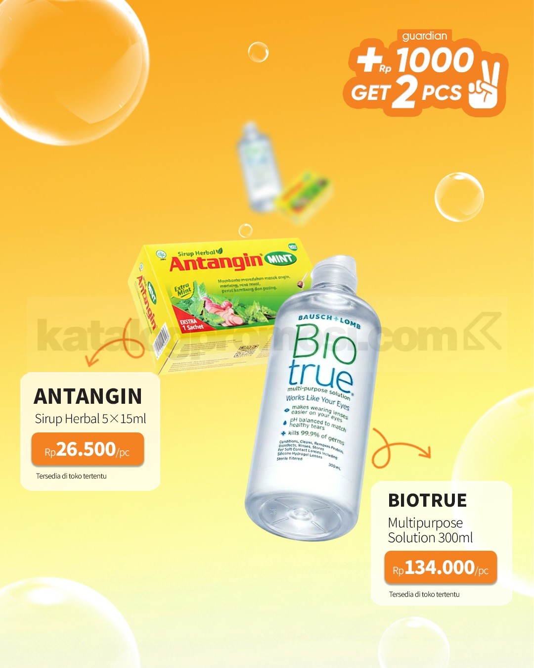 PROMO GUARDIAN HEMAT MINGGUAN TAMBAH +Rp. 1.000 DAPAT 2 PRODUK