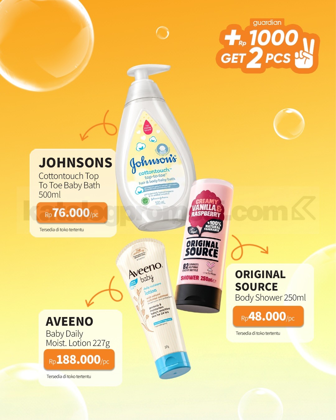 PROMO GUARDIAN HEMAT MINGGUAN TAMBAH +Rp. 1.000 DAPAT 2 PRODUK