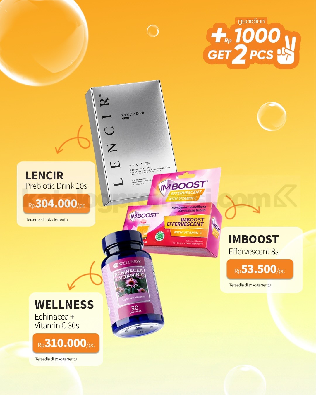 PROMO GUARDIAN HEMAT MINGGUAN TAMBAH +Rp. 1.000 DAPAT 2 PRODUK