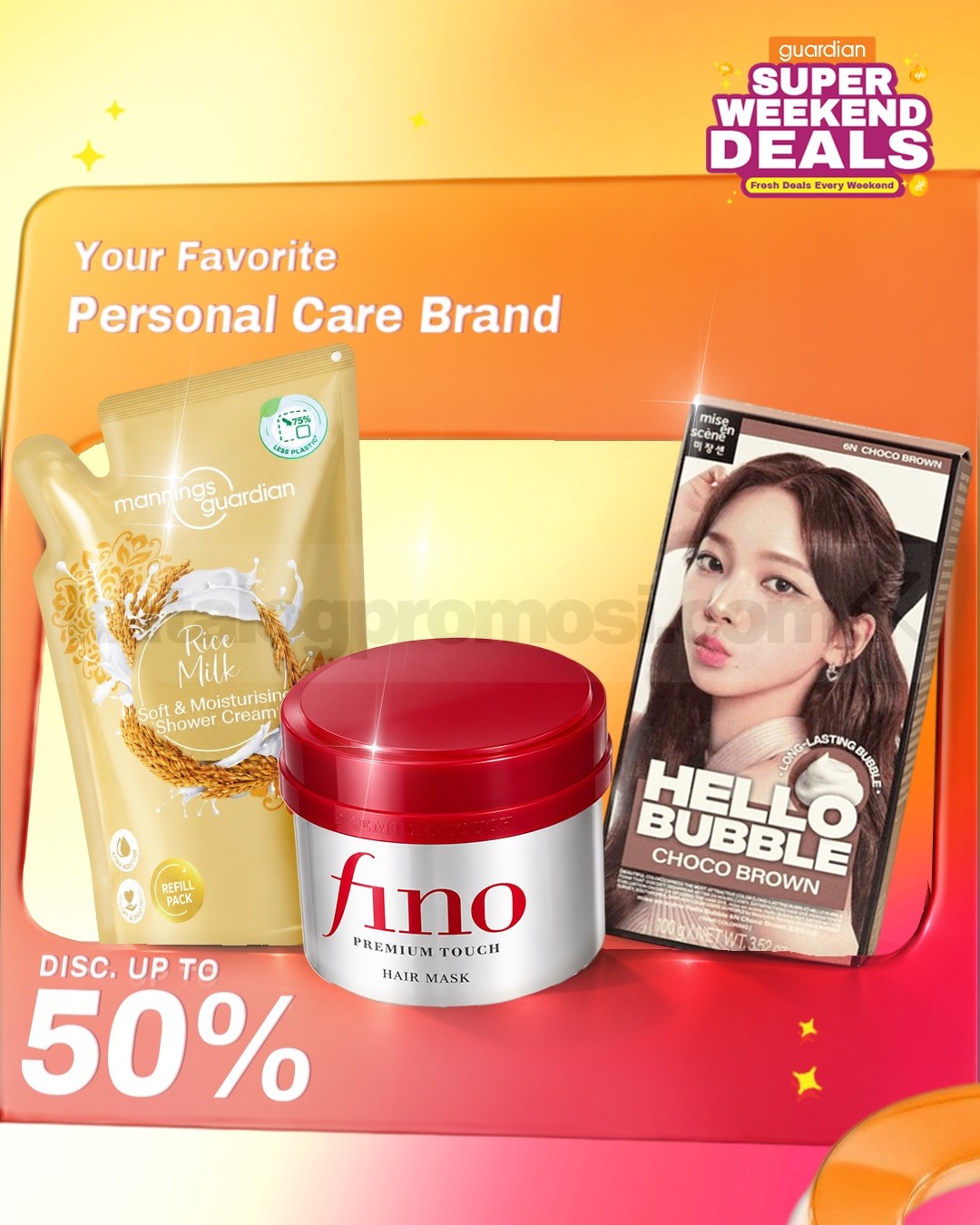 Promo Guardian Super Weekend Deals Diskon hingga 50%