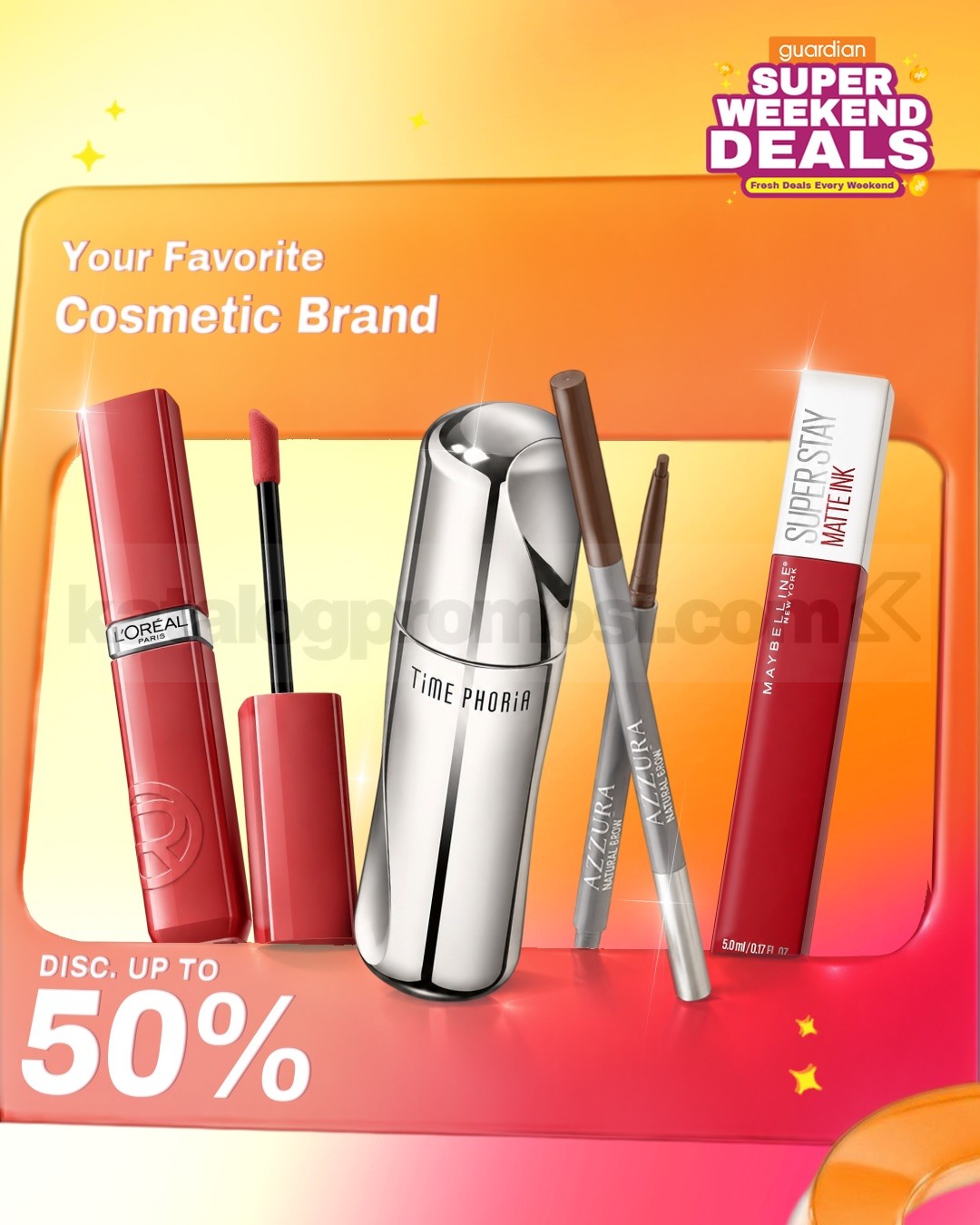 Promo Guardian Super Weekend Deals Diskon hingga 50%