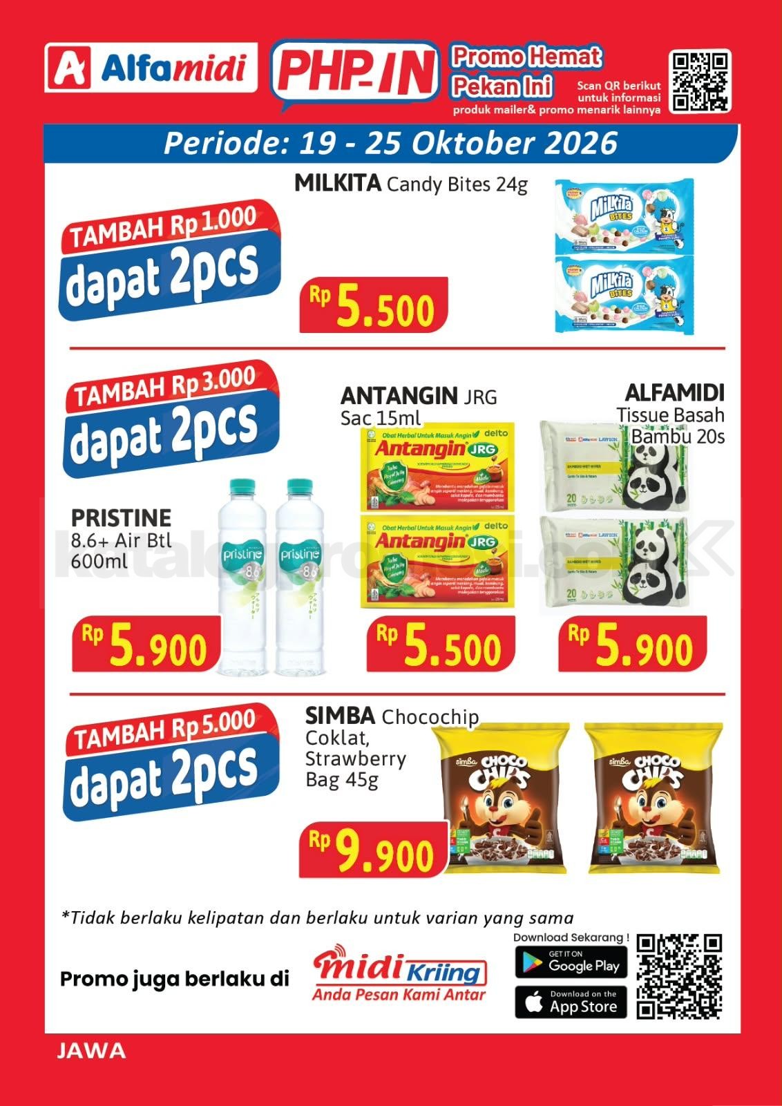 Promo HAP ALFAMIDI periode 19-25 Oktober 2026