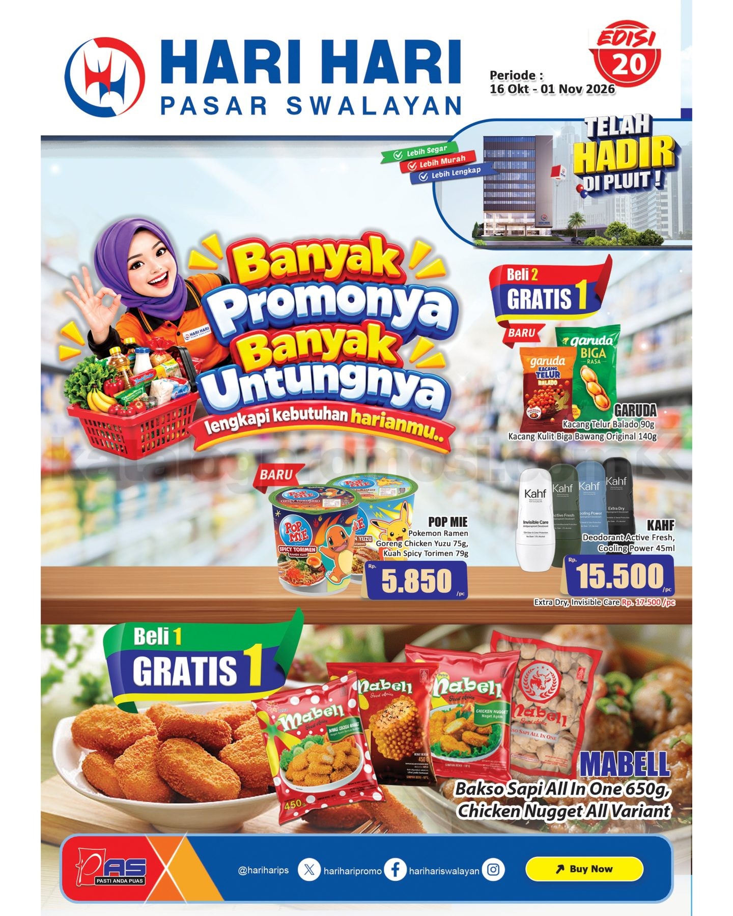 Promo Hari Hari Pasar Swalayan Katalog 16-31 Oktober 2026 Promo Hari Hari Pasar Swalayan Katalog 16-31 Oktober 2026