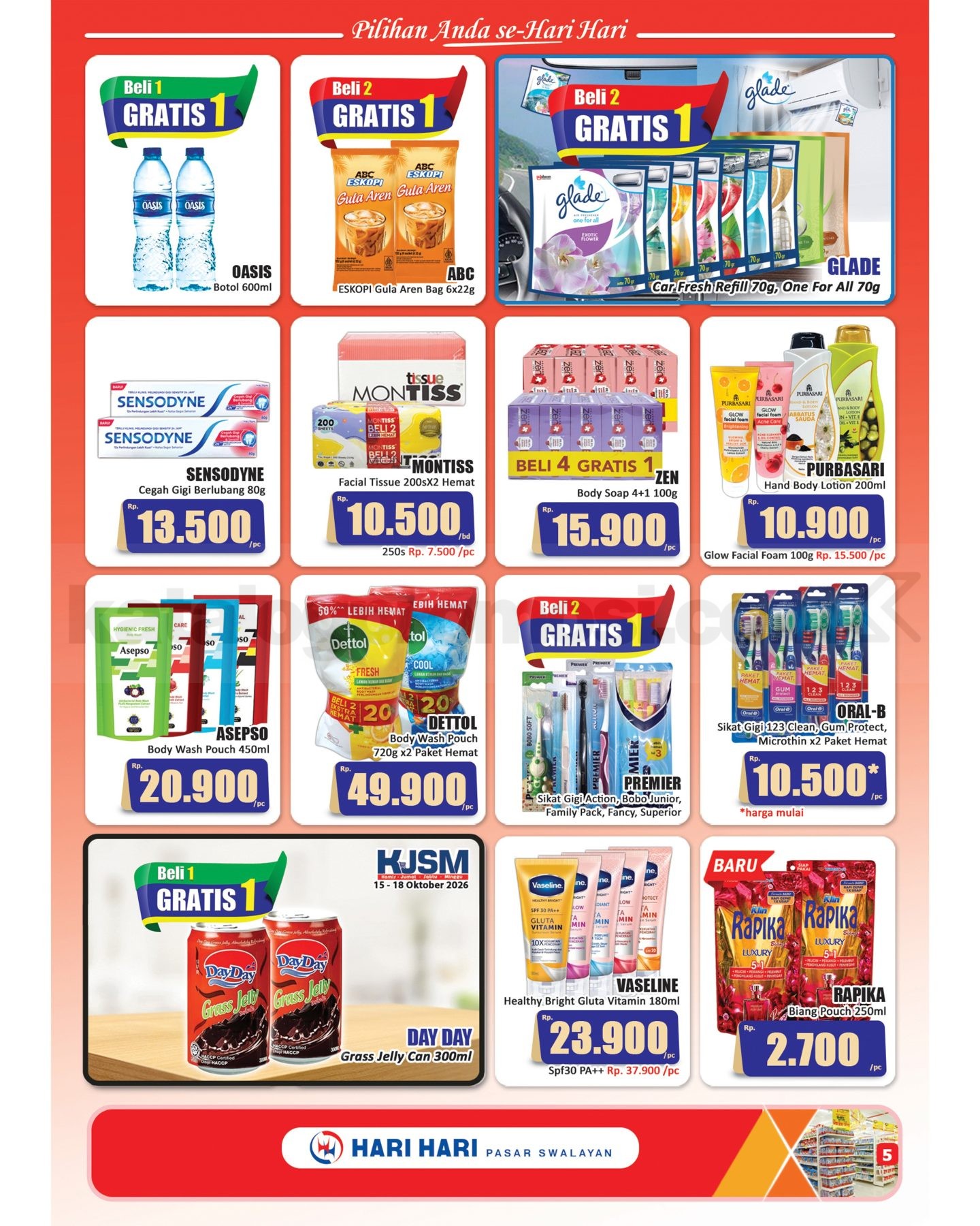Promo Hari Hari Pasar Swalayan Katalog 16-31 Oktober 2026