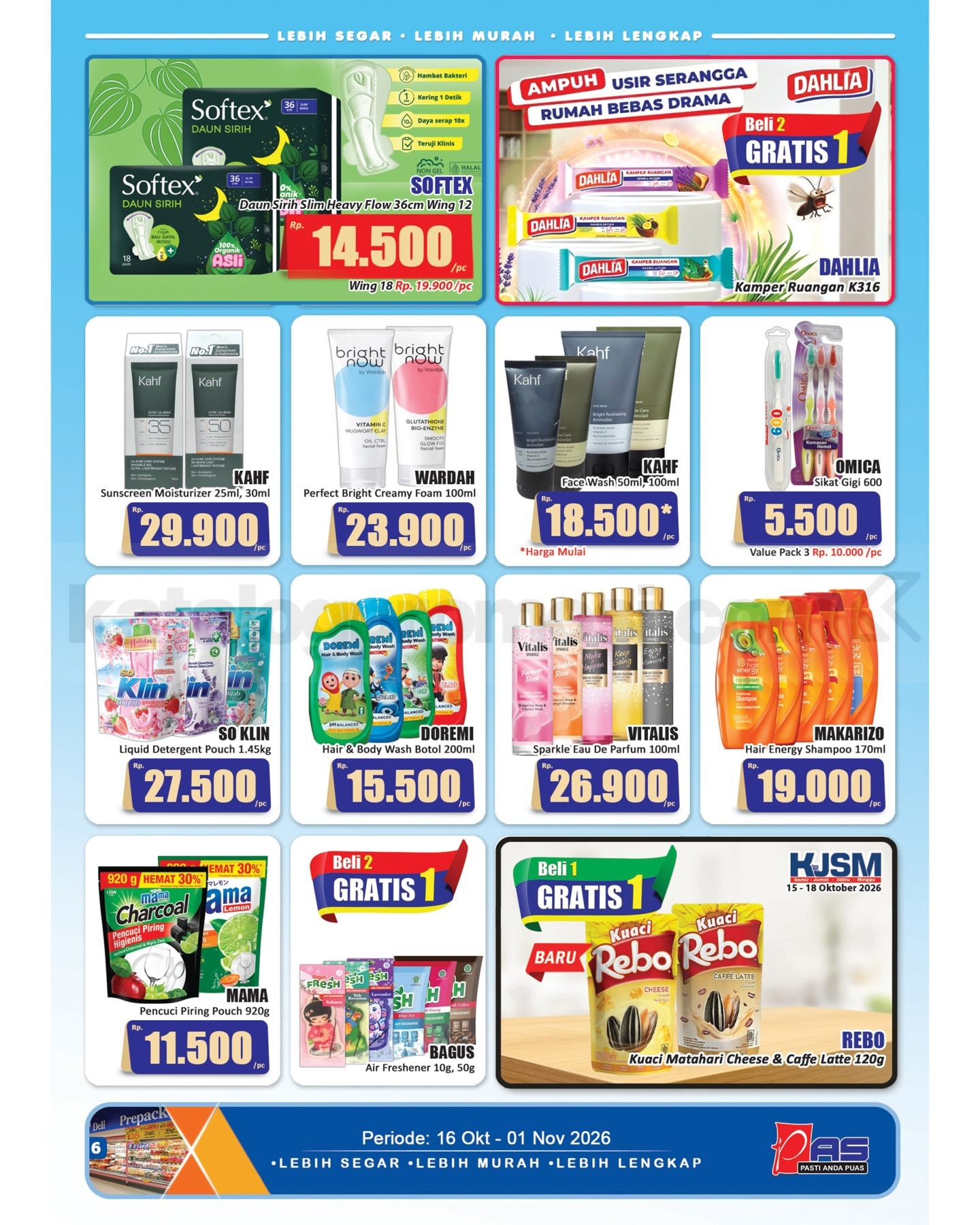 Promo Hari Hari Pasar Swalayan Katalog 16-31 Oktober 2026