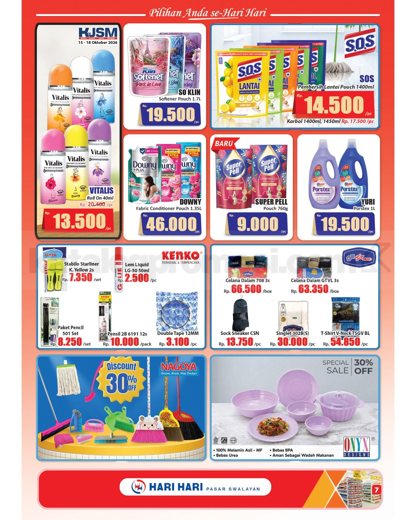 Promo Hari Hari Pasar Swalayan Katalog 16-31 Oktober 2026 Promo Hari Hari Pasar Swalayan Katalog 16-31 Oktober 2026 6