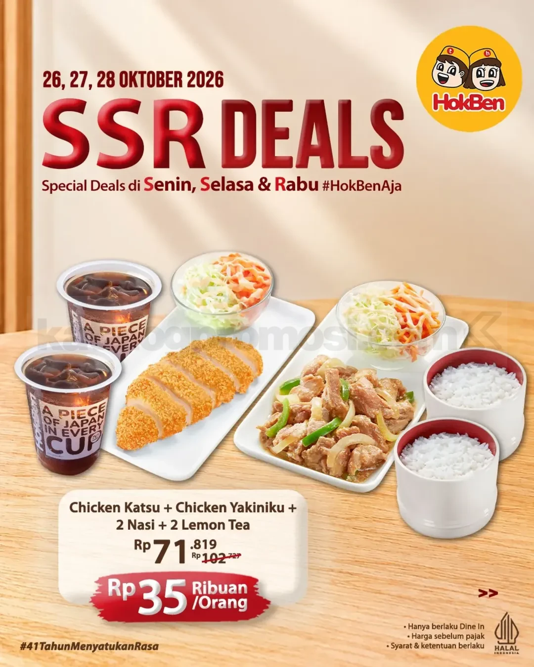 Promo HokBen SSR Deals Paket Favorit Mulai Rp35 Ribuan Promo HokBen SSR Deals Paket Favorit Mulai Rp35 Ribuan 1