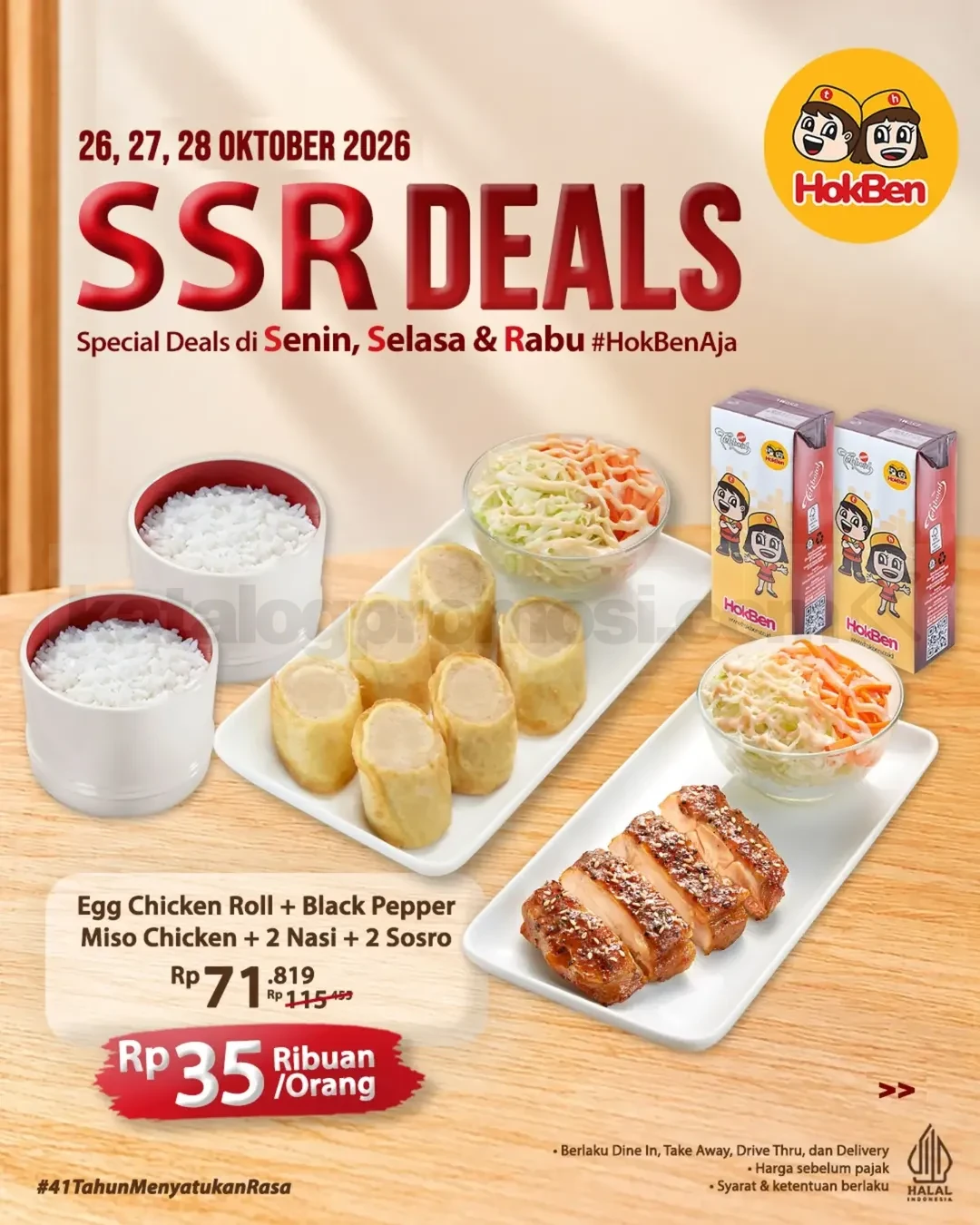 Promo HokBen SSR Deals Paket Favorit Mulai Rp35 Ribuan Promo HokBen SSR Deals Paket Favorit Mulai Rp35 Ribuan 3