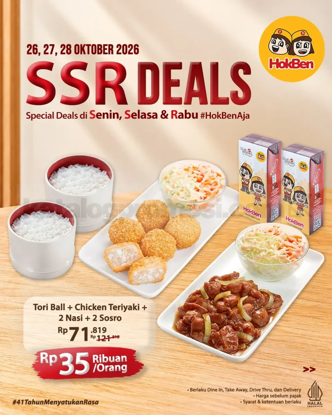 Promo HokBen SSR Deals Paket Favorit Mulai Rp35 Ribuan Promo HokBen SSR Deals Paket Favorit Mulai Rp35 Ribuan 4