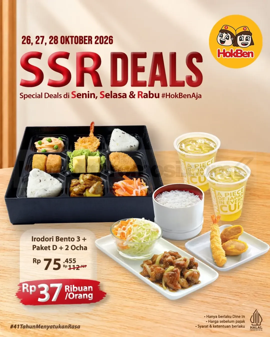 Promo HokBen SSR Deals Paket Favorit Mulai Rp35 Ribuan Promo HokBen SSR Deals Paket Favorit Mulai Rp35 Ribuan 6