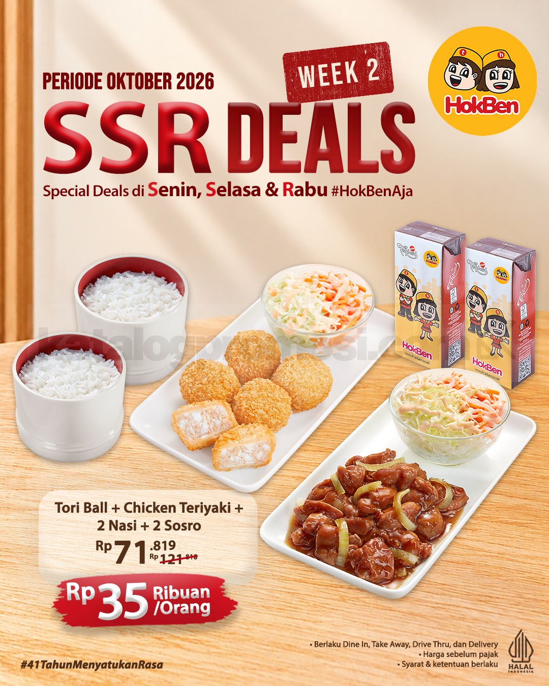 Promo HokBen SSR Deals Paket Favorit Mulai Rp35 Ribuan Promo HokBen SSR Deals Paket Favorit Mulai Rp35 Ribuan 1
