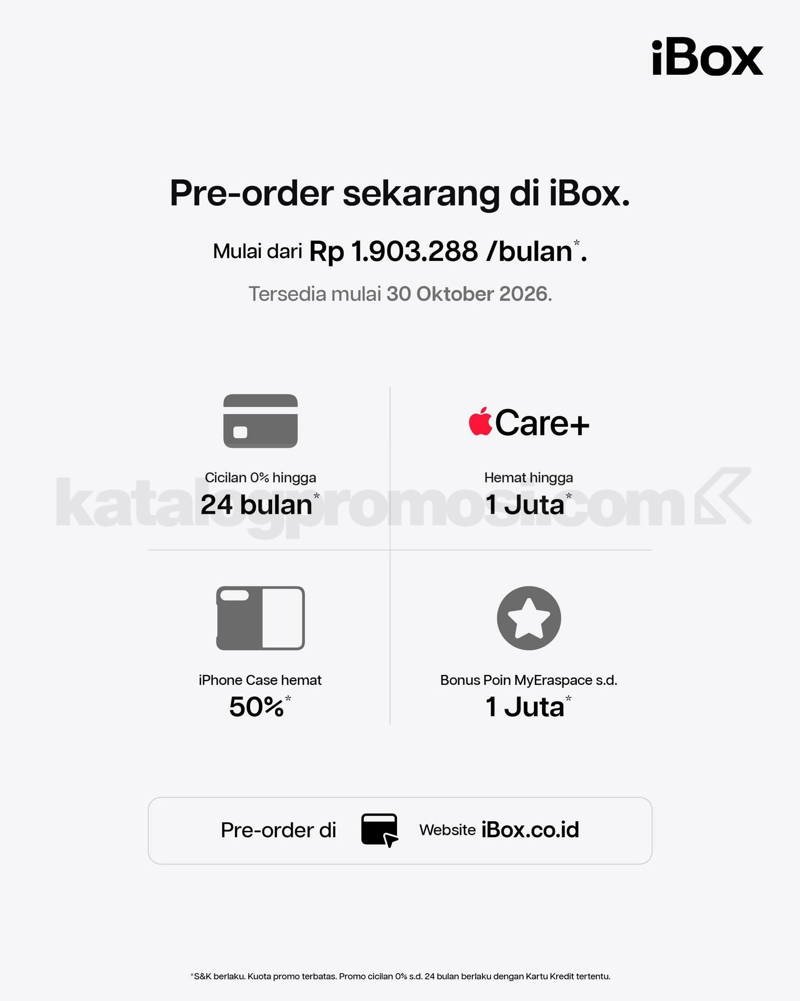 Promo iBox Pre Order iPhone Duo Cicilan 0% hingga 24 Bulan Promo iBox Pre Order iPhone Duo Cicilan 0% hingga 24 Bulan 4