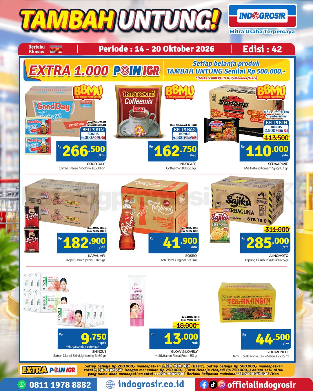 Promo Indogrosir TAMBAH UNTUNG 14-20 Oktober 2026