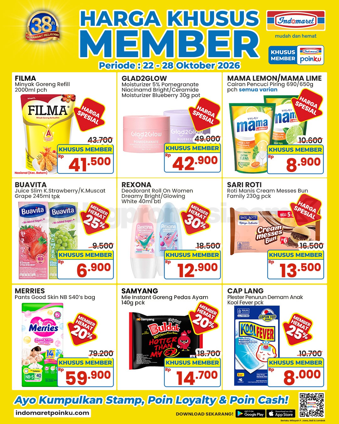Promo Indomaret Harga Khusus Member 22-28 Oktober 2026 Promo Indomaret Harga Khusus Member 22-28 Oktober 2026