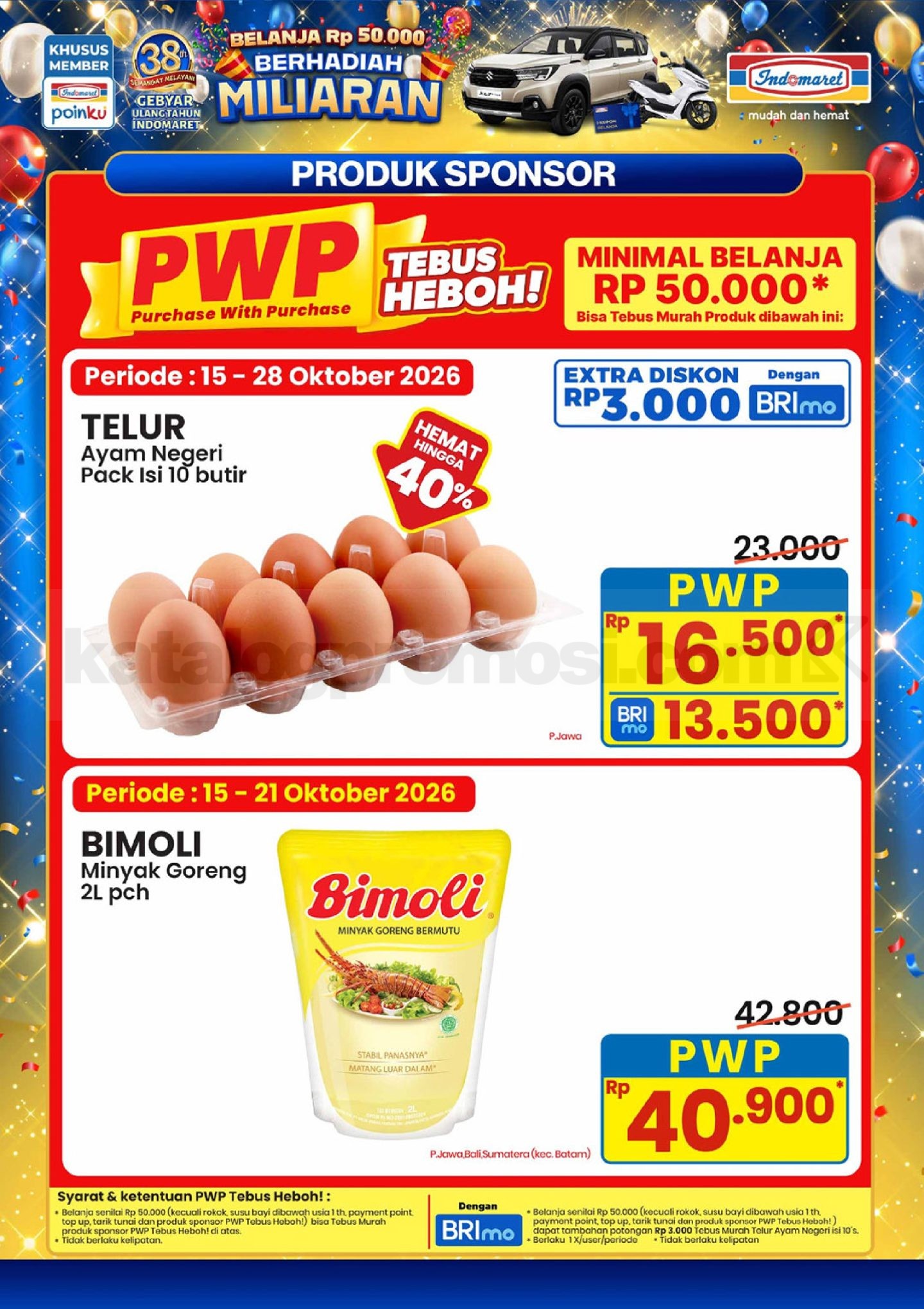 Promo Indomaret Tebus Murah PWP 15-28 Oktober 2026