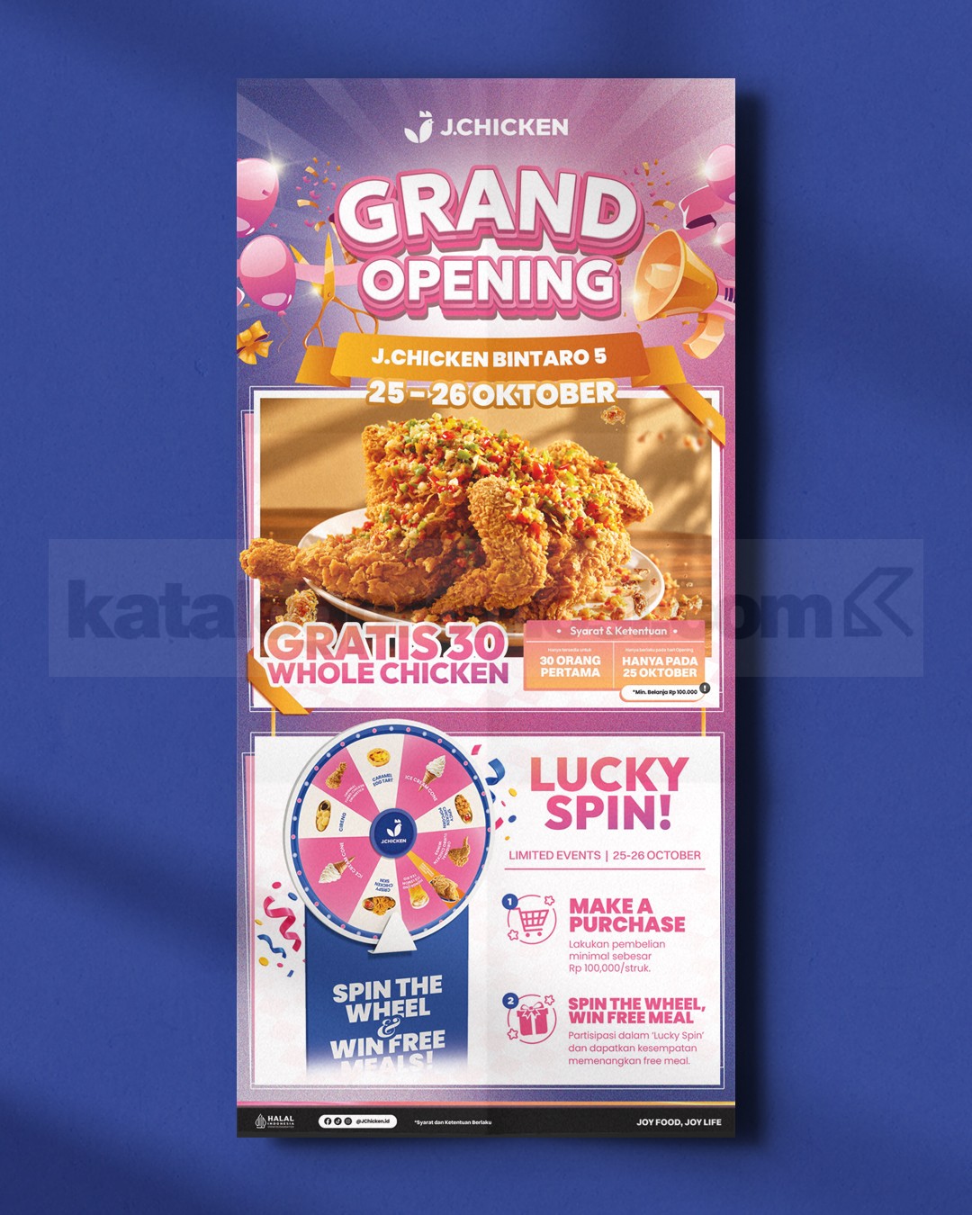 Promo J.Chicken Grand Opening Bintaro Gratis Whole Chicken Promo J.Chicken Grand Opening Bintaro Gratis Whole Chicken 3