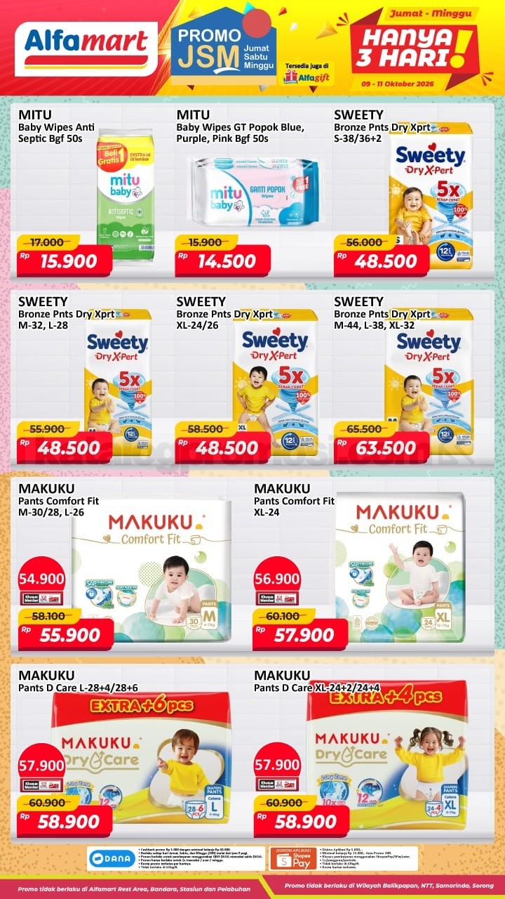 Promo JSM Alfamart 09-11 Oktober 2026 untuk Minggu ini