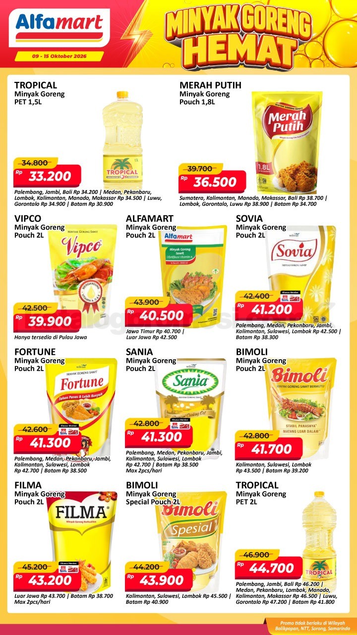 Promo JSM Alfamart 09-11 Oktober 2026 untuk Minggu ini