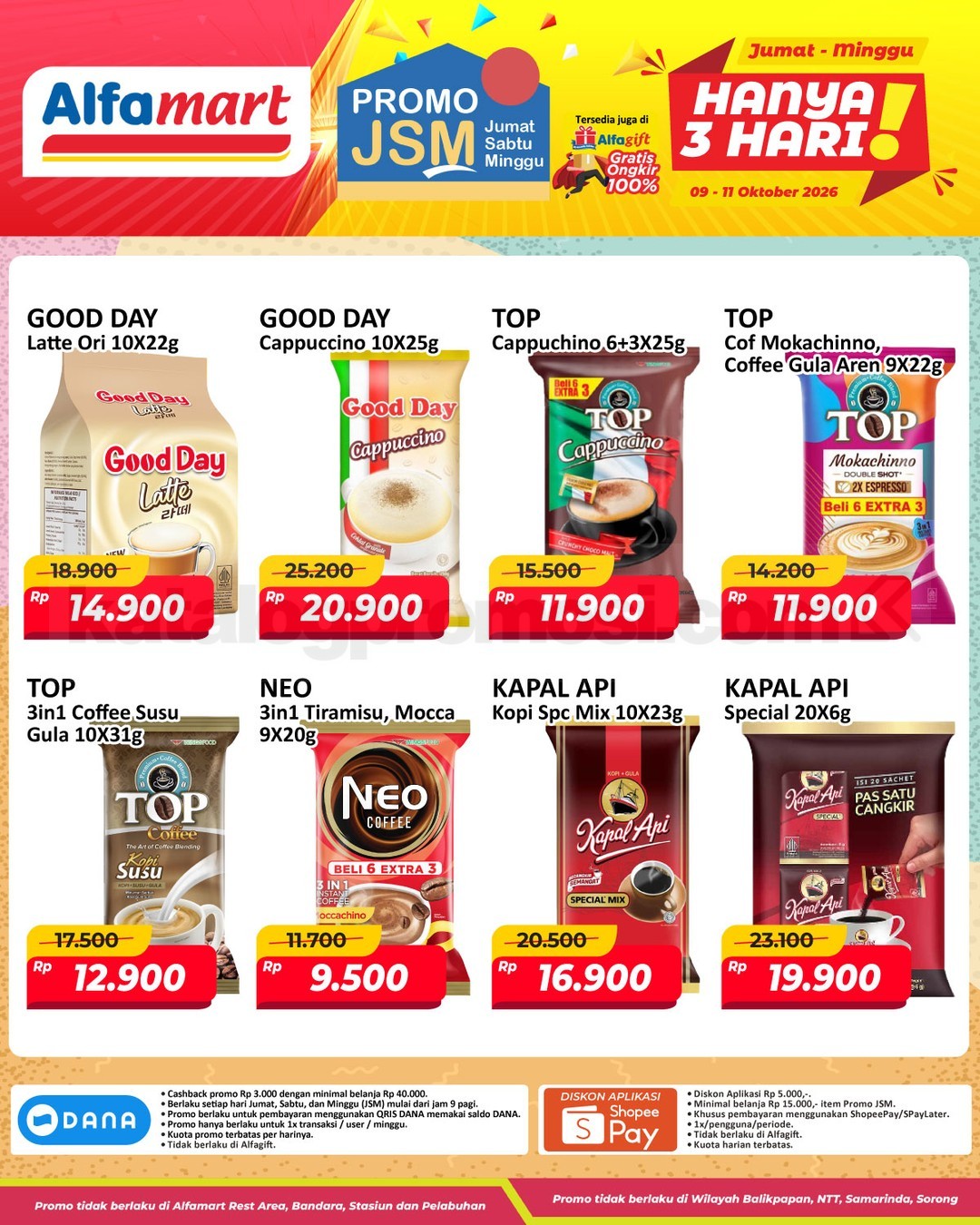 Promo JSM Alfamart 09-11 Oktober 2026 untuk Minggu ini