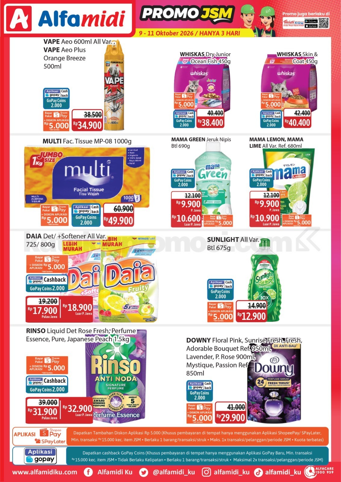 Promo JSM ALFAMIDI MINGGU INI 09-11 Oktober 2026