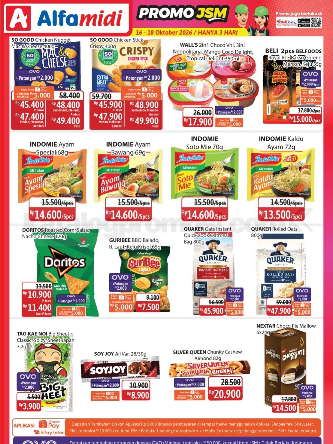 Promo JSM ALFAMIDI MINGGU INI 16-18 Oktober 2026 Promo JSM ALFAMIDI MINGGU INI 16-18 Oktober 2026