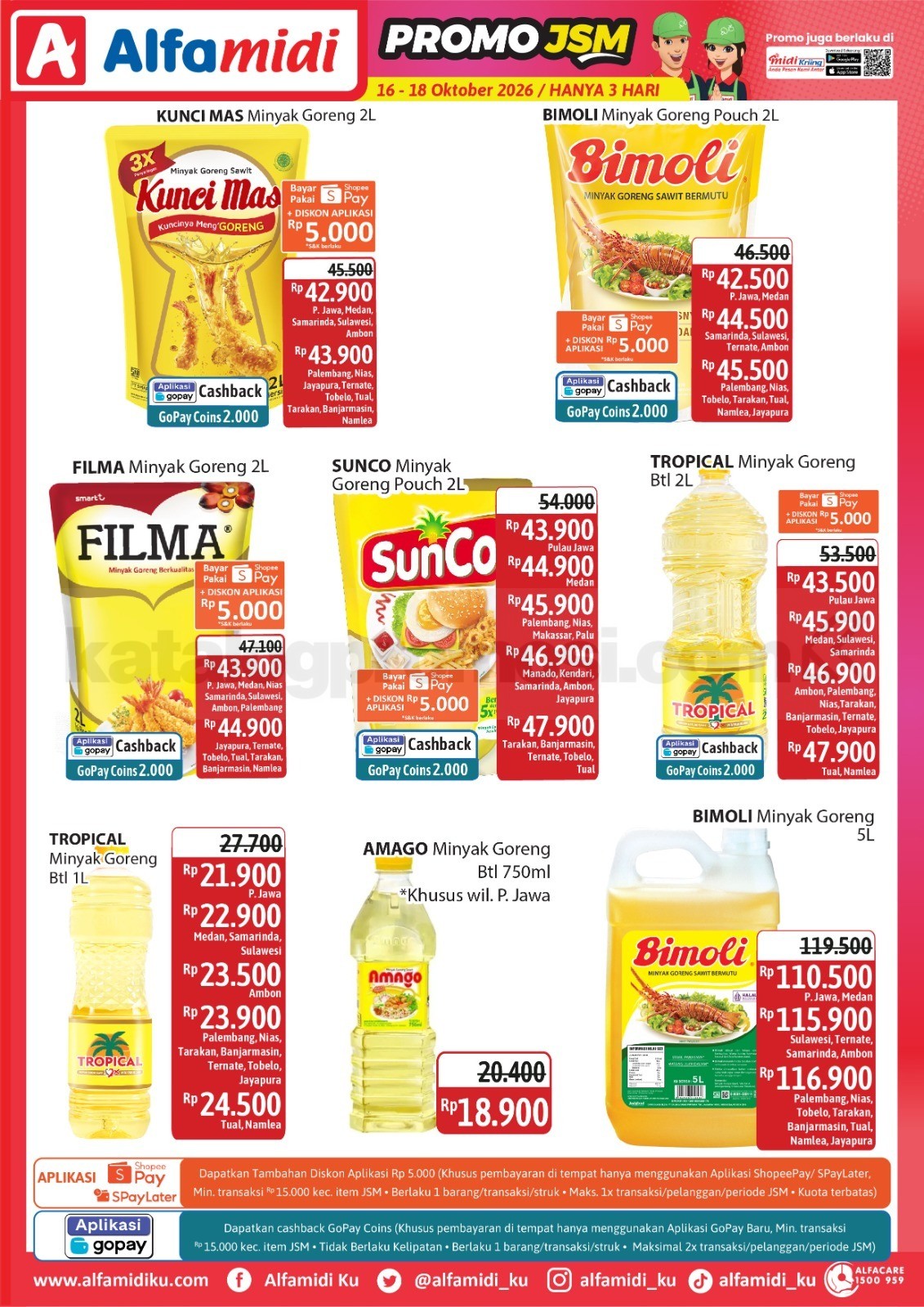 Promo JSM ALFAMIDI MINGGU INI 16-18 Oktober 2026