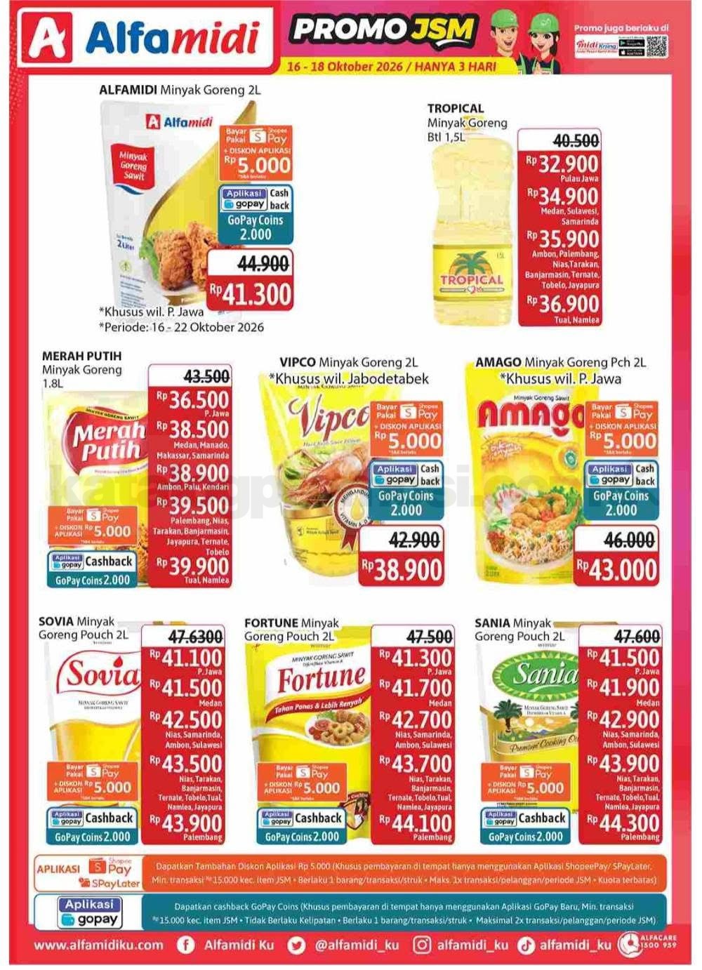 Promo JSM ALFAMIDI MINGGU INI 16-18 Oktober 2026 Promo JSM ALFAMIDI MINGGU INI 16-18 Oktober 2026 1