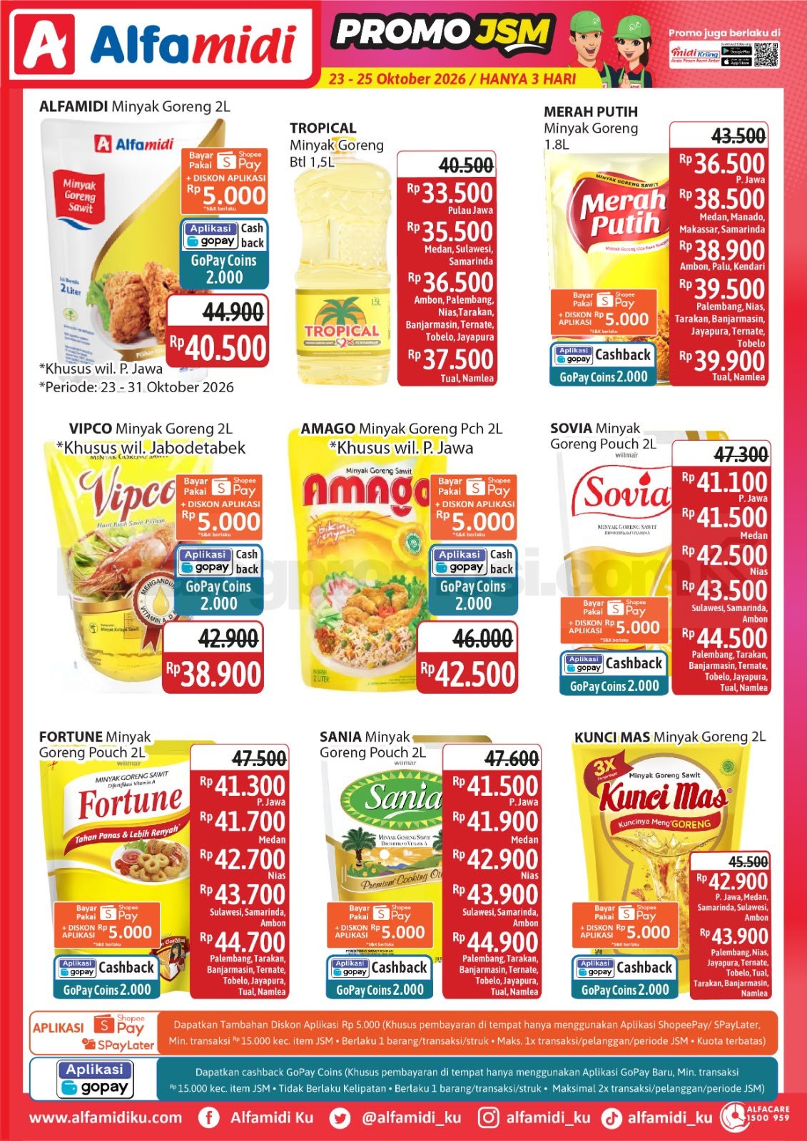 Promo JSM ALFAMIDI MINGGU INI 23-25 Oktober 2026